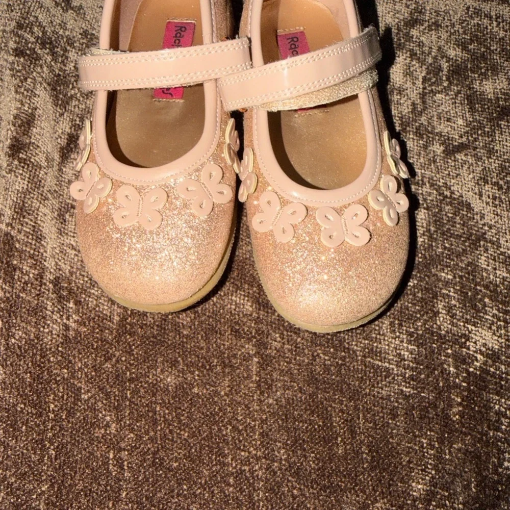 Rachel Shoes Pink Glitter Dress Shoes
